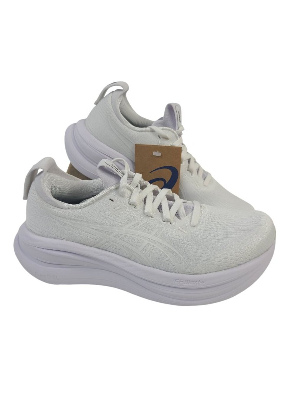 NEW Asics Gel-Nimbus 28  Women's Running Shoes White Sneakers Sz 6.5